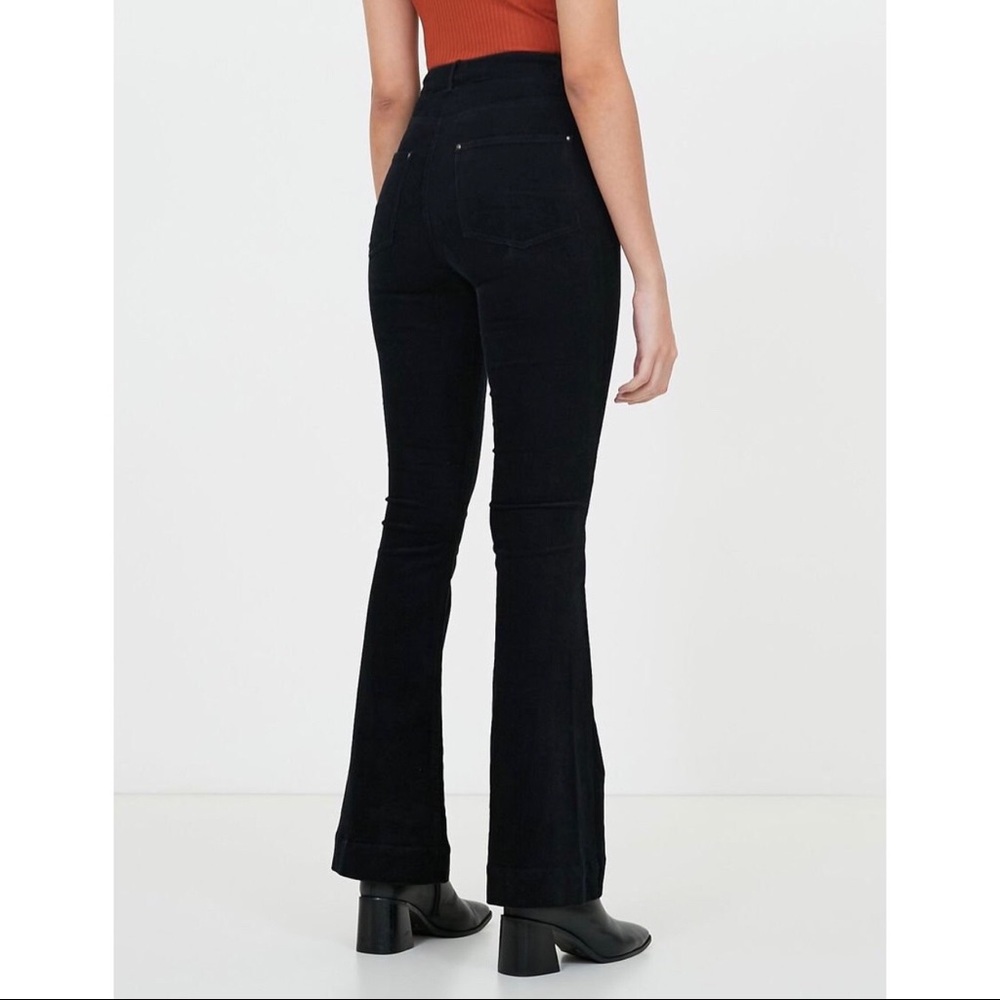 Black Velvet Pants - Picture 3 of 5